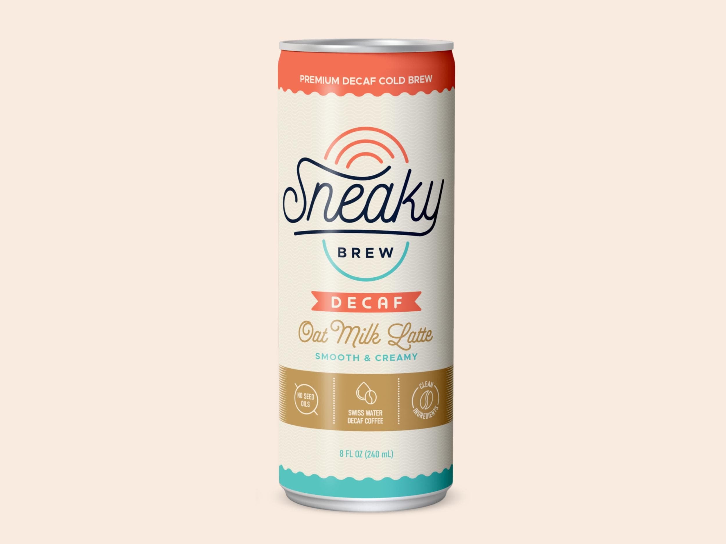 Classic Decaf Oat Milk Latte — Sneaky Brew
